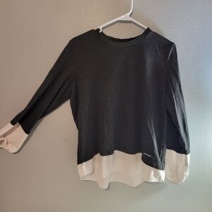Anne Klein Black and White Top